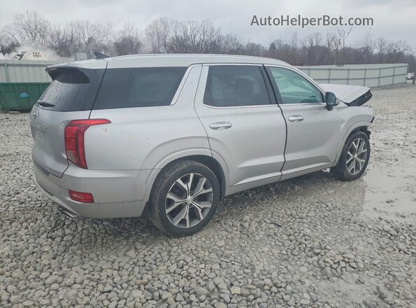 KM8R54HE1NU433161 2022 HYUNDAI PALISADE Серебряный Задняя правая четверть