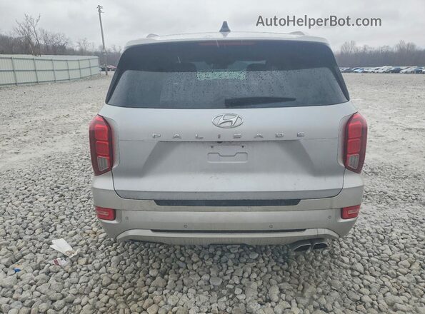 KM8R54HE1NU433161 2022 HYUNDAI PALISADE Серебряный Вид сзади