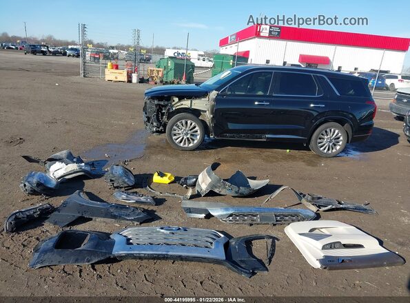 KM8R54HE2LU076764 2020 HYUNDAI PALISADE Black Widok zestawu wskaźników