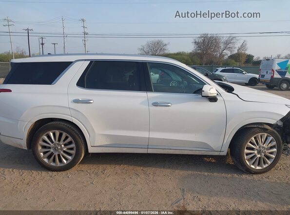 KM8R54HE8LU095691 2020 HYUNDAI PALISADE White Vista interior trasera