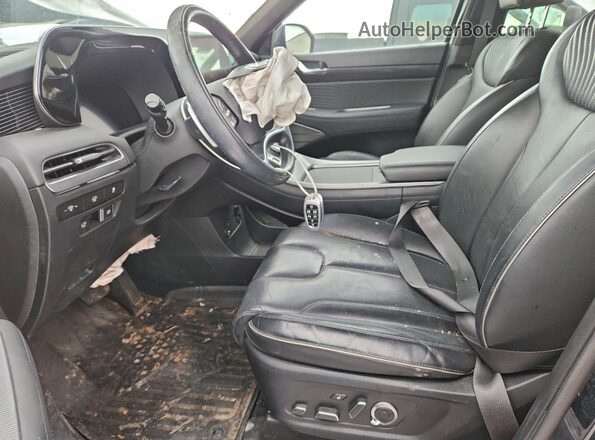 KM8R5DGEXPU607958 2023 HYUNDAI PALISADE Green Вид салону спереду