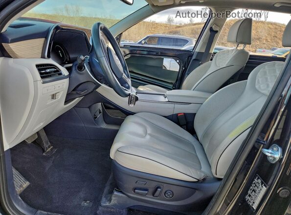KM8R5DHE4NU441724 2022 HYUNDAI PALISADE Black Front interior view
