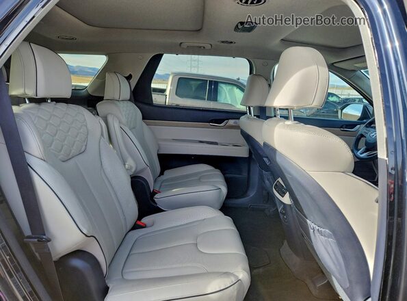 KM8R5DHE4NU441724 2022 HYUNDAI PALISADE Black Rear interior view