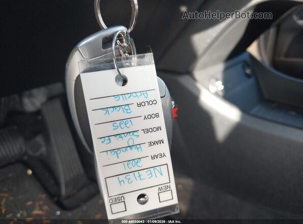 KM8S3DA13MU013169 2021 HYUNDAI SANTA FE HYBRID Black წინა პანელის ხედი