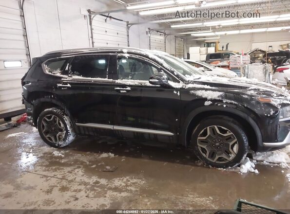 KM8S3DA1XNU018323 2022 HYUNDAI SANTA FE HYBRID Black Widok wnętrza 360 stopni