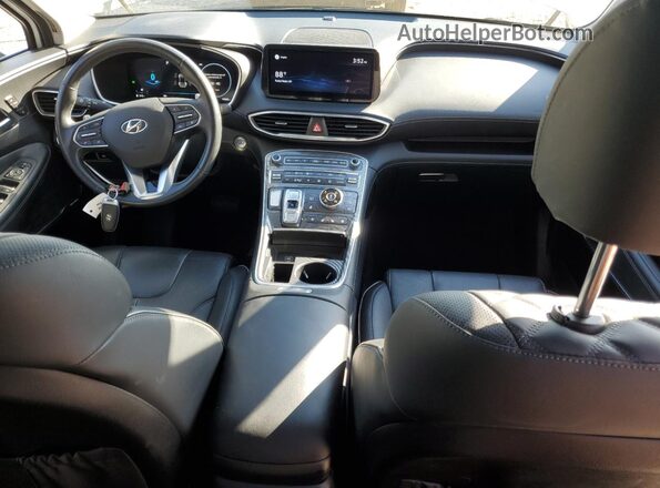 KM8S5DA12MU006644 2021 HYUNDAI SANTA Белый Вид панели приборов
