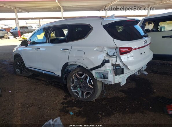 KM8S5DA13NU035281 2022 HYUNDAI SANTA FE HYBRID White Դիմացի տեսք
