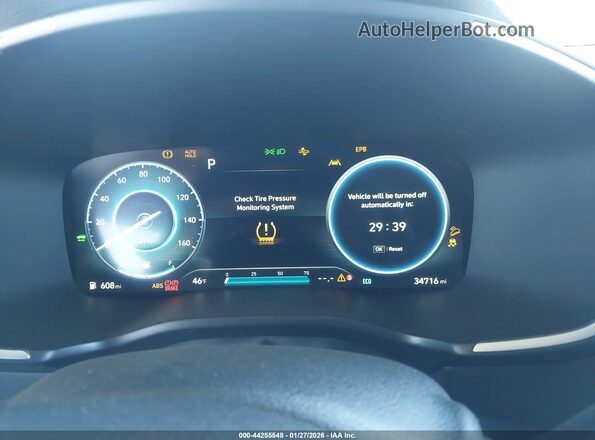 KM8S5DA13NU035281 2022 HYUNDAI SANTA FE HYBRID White Հետևի նստատեղերի տեսք