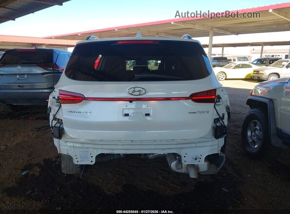 KM8S5DA13NU035281 2022 HYUNDAI SANTA FE HYBRID White 