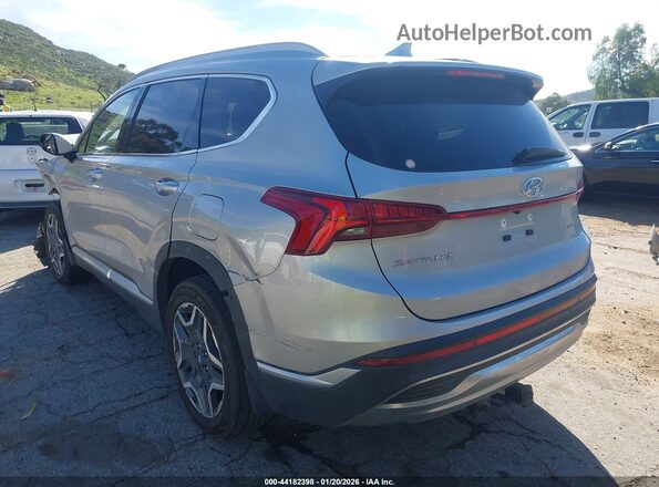 KM8S5DA17NU046350 2022 HYUNDAI SANTA FE HYBRID Silver Задня ліва чверть