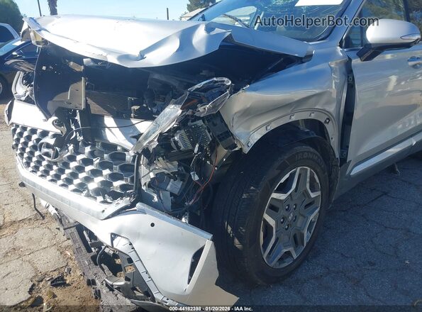 KM8S5DA17NU046350 2022 HYUNDAI SANTA FE HYBRID Silver Вид спереду