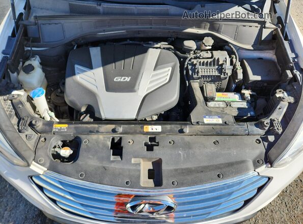 KM8SM4HF0GU147494 2016 HYUNDAI SANTA White Вид підкапотного простору