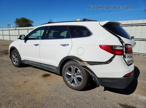 KM8SM4HF0GU147494 2016 HYUNDAI SANTA White Задня ліва чверть