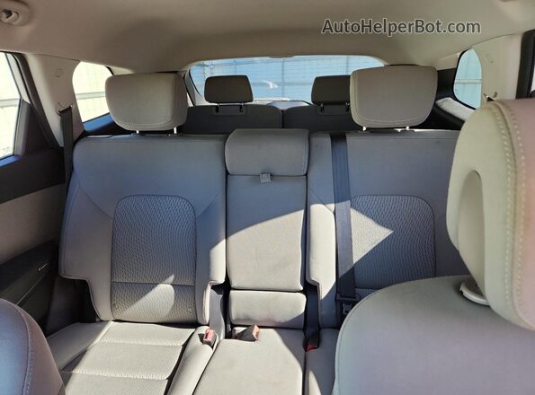 KM8SM4HF0GU147494 2016 HYUNDAI SANTA White Вид задніх сидінь