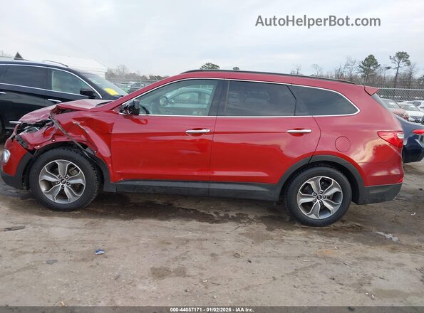 KM8SM4HF1GU155152 2016 HYUNDAI SANTA FE Red Widok wnętrza 360 stopni