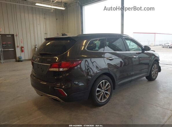 KM8SM4HF2HU167408 2017 HYUNDAI SANTA FE Dark Brown 