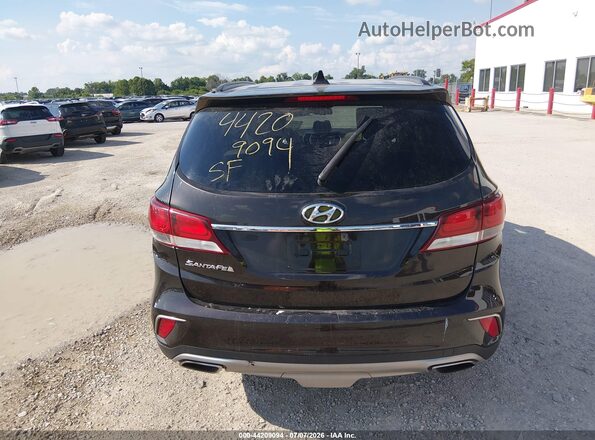 KM8SM4HF2HU167408 2017 HYUNDAI SANTA FE Dark Brown 