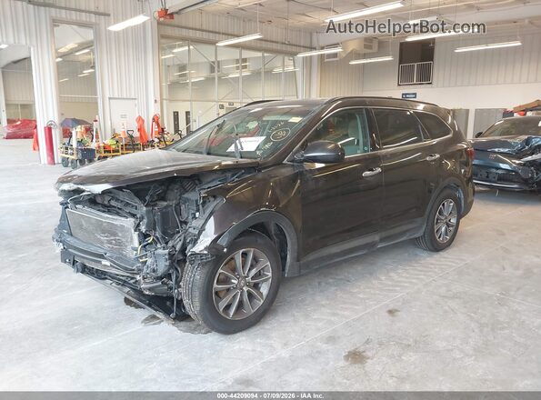 KM8SM4HF2HU167408 2017 HYUNDAI SANTA FE Dark Brown 