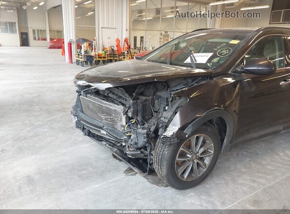KM8SM4HF2HU167408 2017 HYUNDAI SANTA FE Dark Brown 