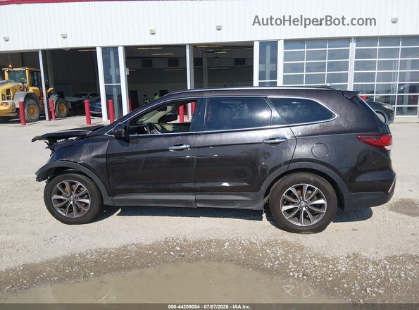 KM8SM4HF2HU167408 2017 HYUNDAI SANTA FE Dark Brown Панорамний вид салону 360°