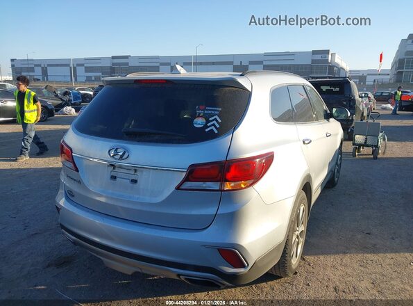 KM8SM4HF2JU273668 2018 HYUNDAI SANTA FE Серебряный Задняя правая четверть