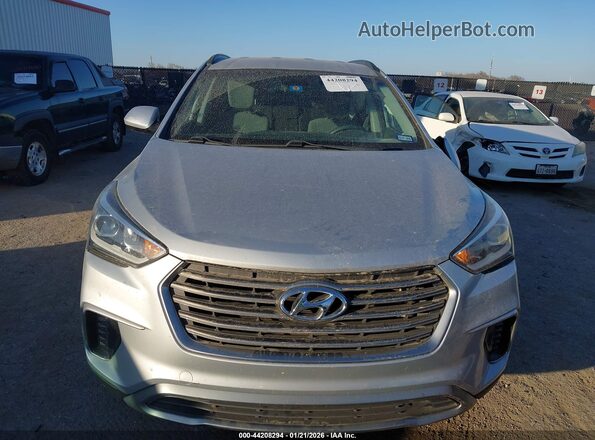 KM8SM4HF2JU273668 2018 HYUNDAI SANTA FE Серебряный Вид щитка приборов