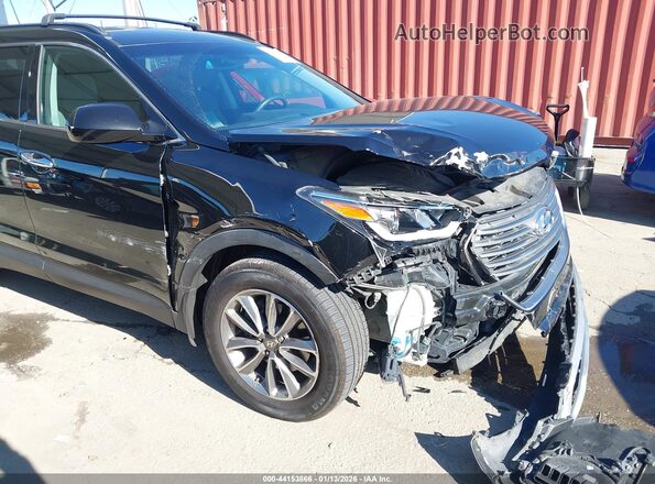 KM8SM4HF6JU258753 2018 HYUNDAI SANTA FE Black 