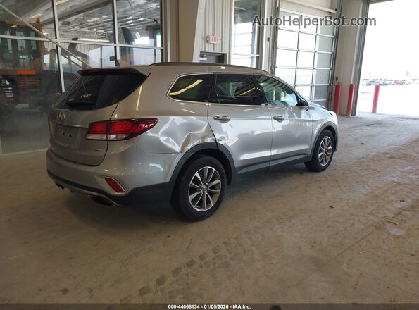 KM8SMDHF9JU291374 2018 HYUNDAI SANTA FE Silver Հետևի աջ
