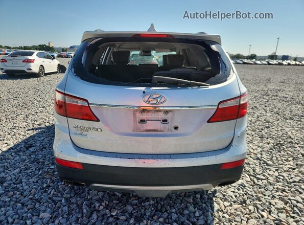 KM8SN4HF7GU134836 2016 HYUNDAI SANTA Silver Widok z tyłu