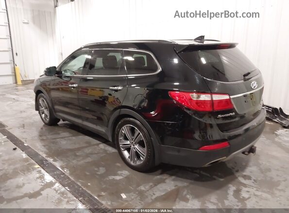 KM8SRDHF6GU159084 2016 HYUNDAI SANTA FE Black Tył lewy