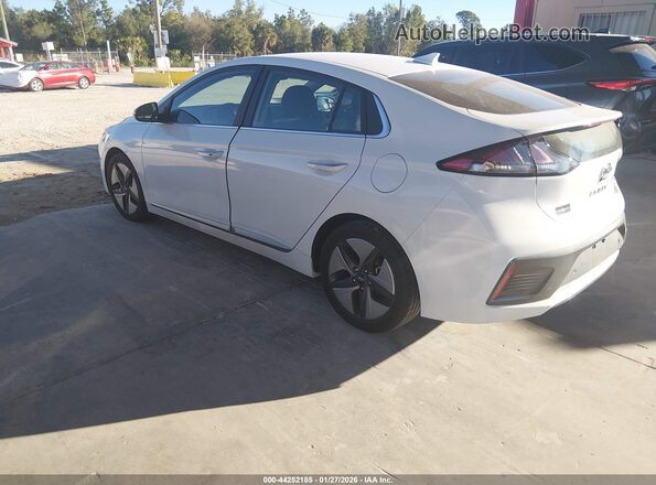 KMHC05LC0NU278294 2022 HYUNDAI IONIQ HYBRID White Задня ліва чверть