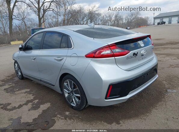 KMHC05LC2KU110488 2019 HYUNDAI IONIQ HYBRID Silver Trasero izquierdo