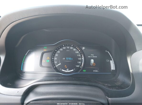 KMHC05LC2KU110488 2019 HYUNDAI IONIQ HYBRID Silver Vista de los asientos traseros
