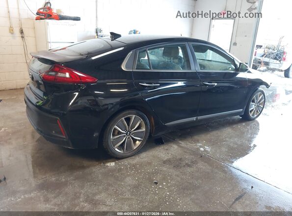 KMHC05LC6HU026635 2017 HYUNDAI IONIQ HYBRID Black Trasero derecho