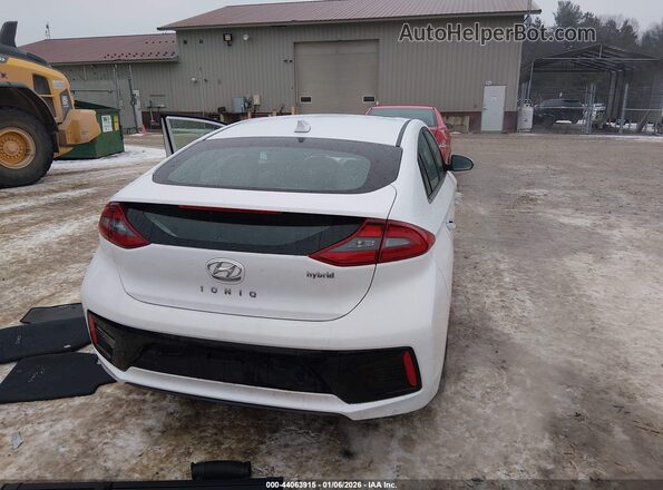 KMHC05LC7JU088096 2018 HYUNDAI IONIQ HYBRID White Trasero derecho