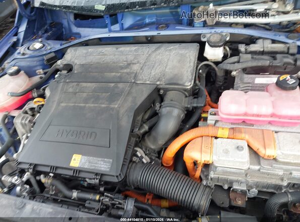 KMHC05LC8NU278155 2022 HYUNDAI IONIQ HYBRID Blue Rear view