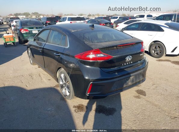 KMHC05LCXHU026072 2017 HYUNDAI IONIQ HYBRID Black 