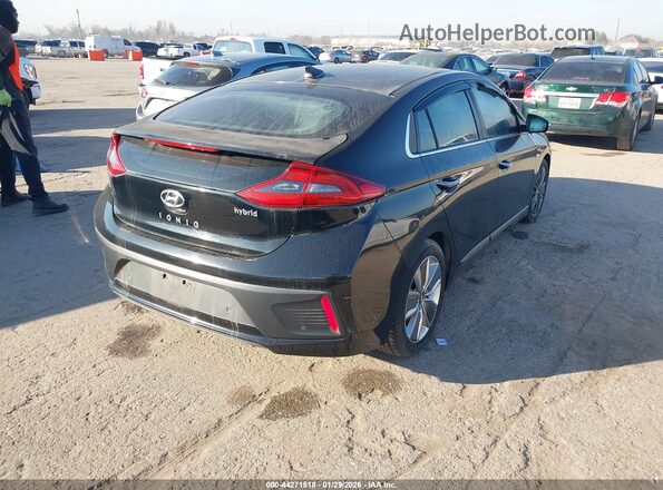KMHC05LCXHU026072 2017 HYUNDAI IONIQ HYBRID Black 