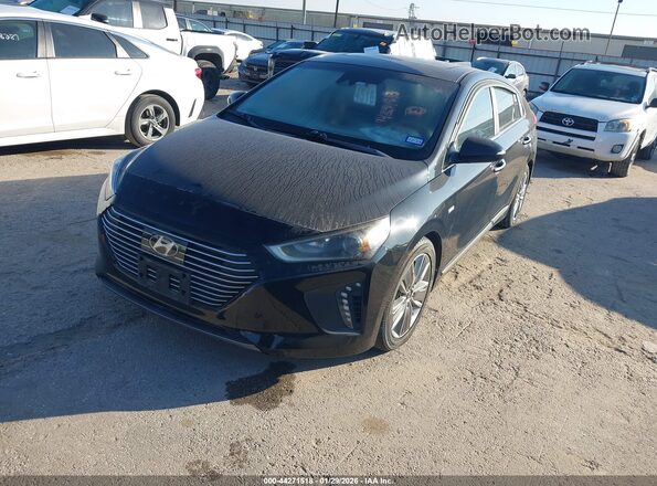 KMHC05LCXHU026072 2017 HYUNDAI IONIQ HYBRID Black 