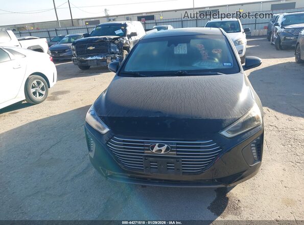KMHC05LCXHU026072 2017 HYUNDAI IONIQ HYBRID Black 