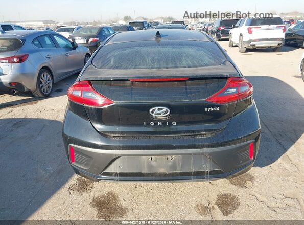 KMHC05LCXHU026072 2017 HYUNDAI IONIQ HYBRID Black 