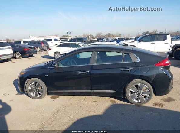 KMHC05LCXHU026072 2017 HYUNDAI IONIQ HYBRID Black 