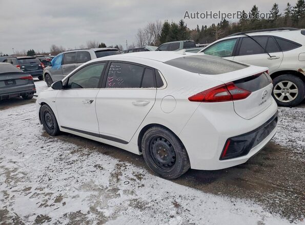 KMHC05LCXJU066349 2018 HYUNDAI IONIQ White Trasero izquierdo