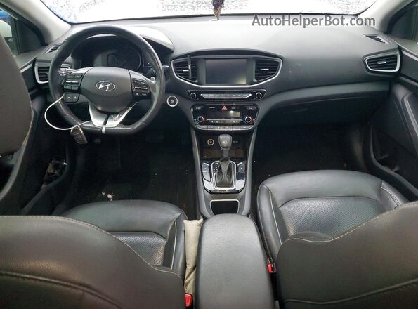 KMHC05LCXJU066349 2018 HYUNDAI IONIQ White Vista del salpicadero