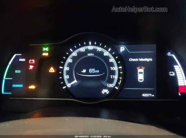 KMHC05LH2KU044777 2019 HYUNDAI IONIQ ELECTRIC White Հետևի նստատեղերի տեսք
