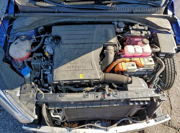 KMHC65LC2NU270289 2022 HYUNDAI IONIQ Blue Սալոնի հետևի տեսք