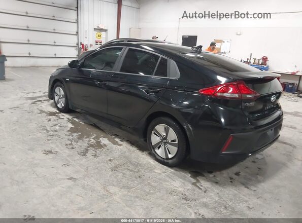 KMHC65LC3HU025022 2017 HYUNDAI IONIQ HYBRID Black Задня ліва чверть