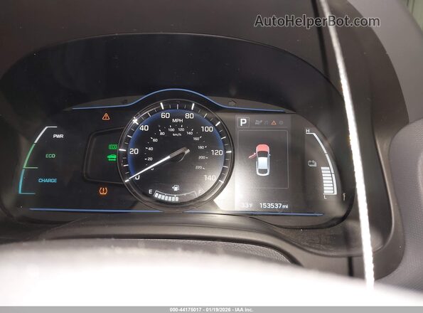 KMHC65LC3HU025022 2017 HYUNDAI IONIQ HYBRID Black 
