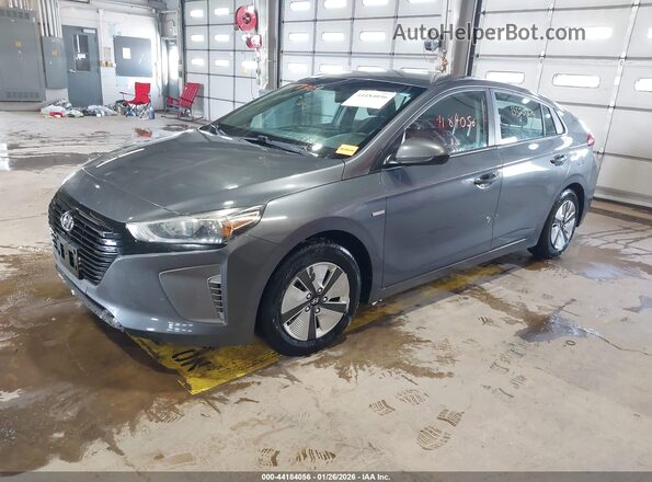 KMHC65LC3HU030625 2017 HYUNDAI IONIQ HYBRID Gray Передня ліва чверть