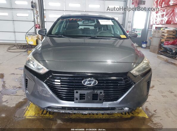 KMHC65LC3HU030625 2017 HYUNDAI IONIQ HYBRID Gray Вид щитка приладів